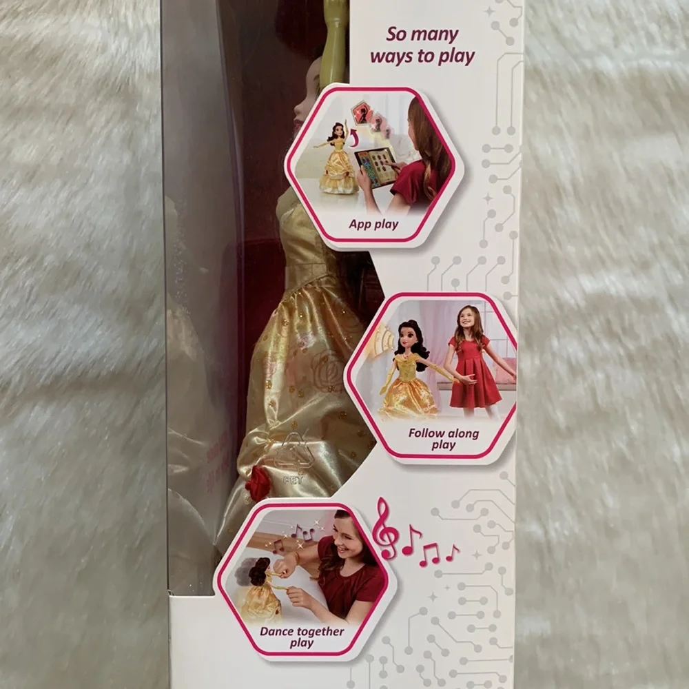 Hasbro Disney Princess Dance Code Belle Dancing Interactive Doll Toy